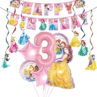 Ballons en aluminium pour décorations de fête d'anniversaire de filles fêtes prénatales