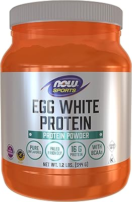 Now foods - protéines de blanc d'oeuf 453 g