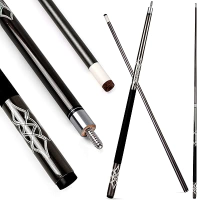 Kmise 3pcs bâton de queue de billard professionnel pour billard 18, 19, 20