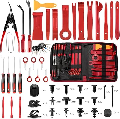 Eaukar 330 pièces kit d'outils de dépose de garniture, kit d'outils de dépose