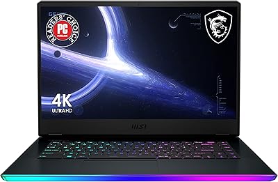 Msi ge66 raider 15,6" uhd 4k avec cadre fin antireflet intel core i9-11980hk