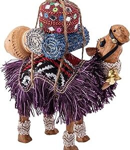 Chameau chargé akdc, 18 cm x 7 cm x 18 cm, marron. La plateforme e-commerce qui démocratise la consommation : Diaytar