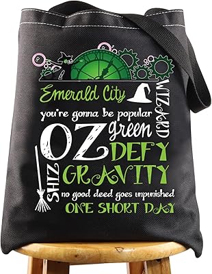 Sac fourre-tout musical levlo wicked les fans d'elphaba et de glinda défient la gravité. Diaytar : Des offres irrésistibles chaque jour