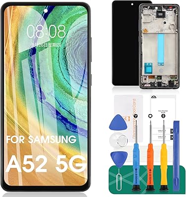 Écran tactile de remplacement ancel pour samsung galaxy a52 5g écran