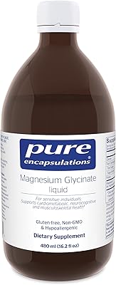 Pure encapsulations liquide de glycinate de magnésium | soutient la santé musculo-squelettique