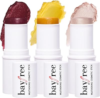 Bâton de maquillage multi-sticks kemoz trio, bâton de fard à joues crémeux