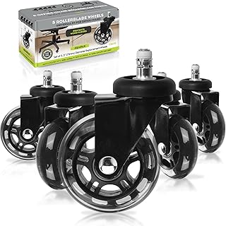 Roues universelles pour chaise de bureau slipstick adaptées aux roues de remplacement