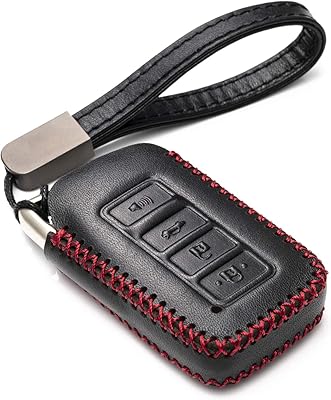 Couvercle de clé de voiture intelligent en cuir véritable vitodeco pour lexus