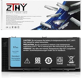 Fv993 batterie de remplacement pour ordinateur portable dell precision m4600