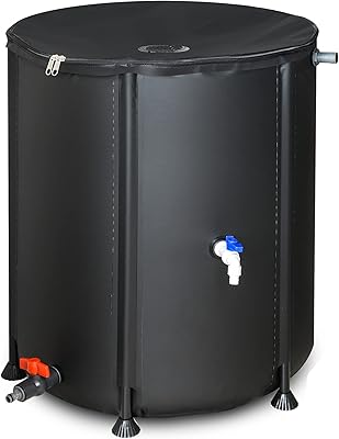 Réservoir d'eau portable de 53 gallons - conteneur de stockage pliable pour système