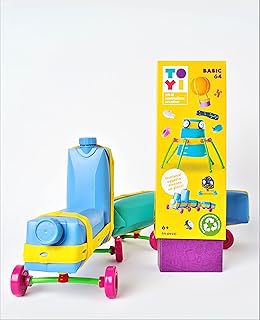 JOUET IKSM TOYS DE CONSTRUCTION INNOVANT ET RESPECTUEUX DE L'ENVIRONNEMENT COLORÉ ENSEMBLE