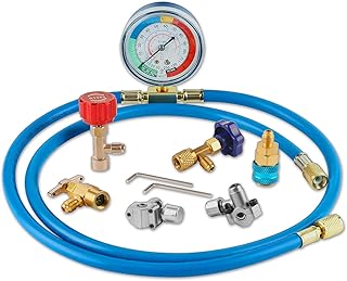 Kit de recharge de fréon pour réfrigérateur lichamp a/c r134a avec valve