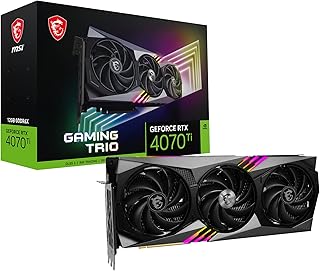 Carte graphique de jeu msi geforce rtx 4070 ti gaming trio 12g
