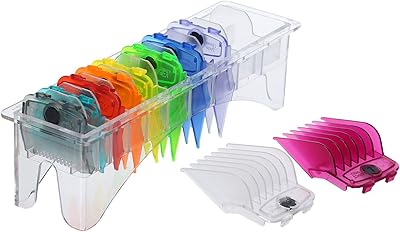Ensemble de 10 pièces de tondeuses à cheveux professionnelles compatibles avec les tondeuses à cheveux en plastique magnétiques colorées, outils de tondeuse à cheveux. Diaytar : Votre allié pouvoir d'achat au quotidien