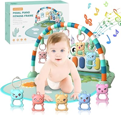 Tapis de jeu pour bébé tapis piano centre d'activités musicales multifonctionnel en plastique