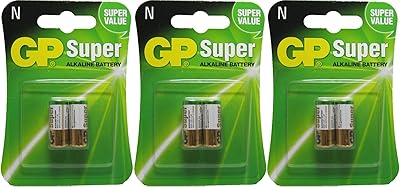 Pile alcaline gp 910a, lr1 - n 1,5v, 3 pièces x 2 pièces