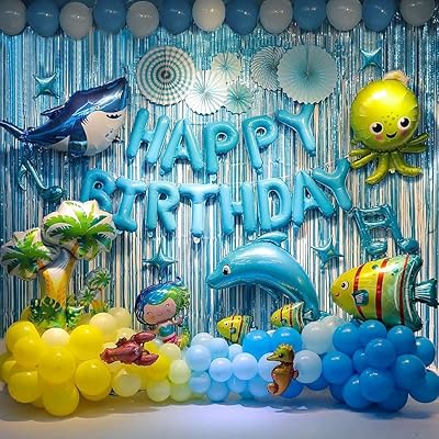 Kit de décorations de fête sur le thème de l'océan - fournitures