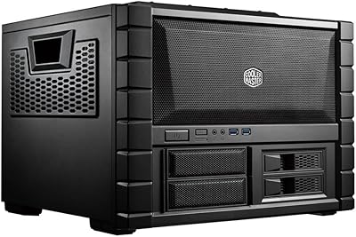 Cooler master desktop lan box et banc d'essai à débit d'air élevé