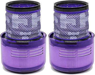 Paquet de 2 filtres de remplacement pour aspirateur sans fil dyson v11, pièce