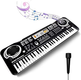 Clavier de piano électronique avec 61 touches de musique numérique - cadeau
