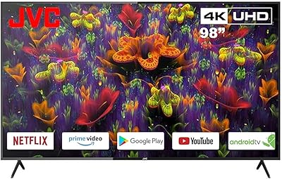 Jvc smart tv 98 pouces avec résolution 4k uhd weebous netflix youtube shahid