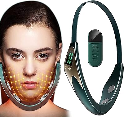 Masseur facial électrique en forme de v, appareil de lifting du visage intelligent
