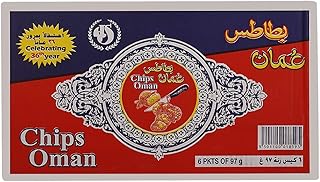 Croustilles d'oman saveur chili, paquet de 6, 97 g