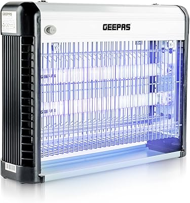 Geepas tue-mouches et insectes puissant uv zapper 10w tue-insectes électrique