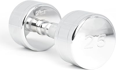 Haltère chromé cap barbell avec poignée profilée | 3-50 lb