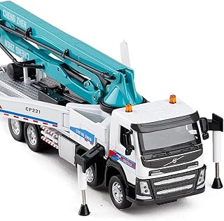 Modèle de véhicule en alliage pompe camion jouet ingénierie du béton jouet voiture