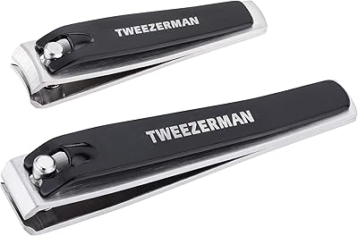 Ensemble de coupe-ongles tweezerman en acier inoxydable, modèle n° 4015-r