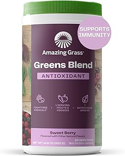 Amazing grass, superaliment vert avec baies sucrées antioxydantes (420g)