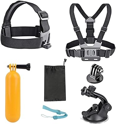Kit d'accessoires pour caméra de sport de plein air 7 en 1