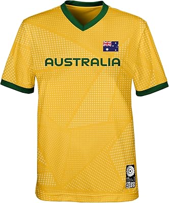 T-shirt officiel unisexe de football fifa 2023 pour femme et adulte, australie