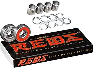 Roulements de skateboard bones reds avec entretoises dragon et rondelle pour skateboards, scooters