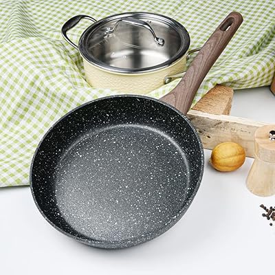 Poêle à frire fissman grande stone 24 cm aluminium avec revêtement antiadhésif manche