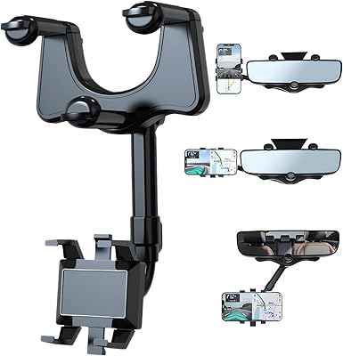 Support de téléphone portable de voiture saraaunt, support de téléphone portable multifonction réglable
