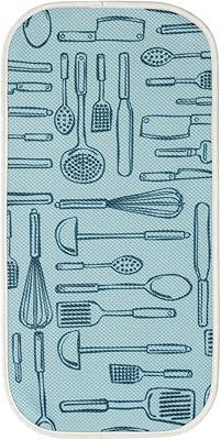 Tapis d'égouttoir à vaisselle en microfibre interdesign idry pour petits ustensiles