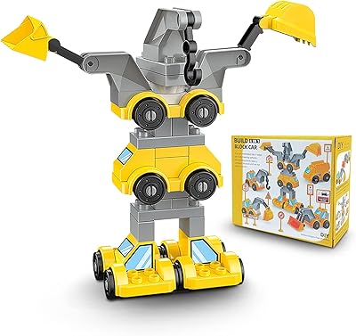 Ensemble de jouets de construction bonita 4 en 1, construisez votre propre véhicule