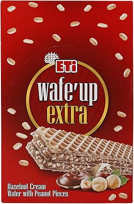 Crème extra de noisettes eighty waff avec flocons de cacahuètes, 29 g