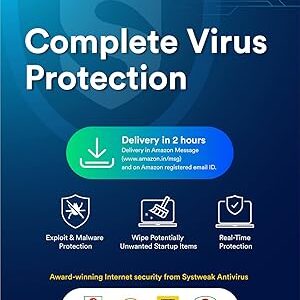 Systweak antivirus - logiciel pour windows - 1 pc, 1 an | protection en temps réel | protection contre les exploits et les logiciels malveillants | protection usb | pare-feu et sécurité internet (livraison par e-mail uniquement 2 heures - sans cd). Diaytar Sénégal : Le e-commerce qui change la donne
