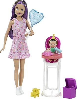 Barbie skipper babysitters inc. ensemble poupée et jouet, multicolore, grp40