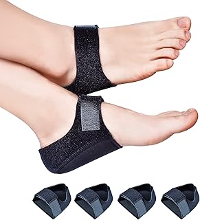 Coussin de talon, chaussettes pour fasciite plantaire avec soutien de la voûte plantaire