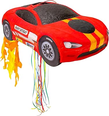 Piñata de course automobile avec cordes à tirer, jouet d'anniversaire passionnant pour enfants et superbe décoration de fête de course. Votre centre commercial virtuel au Sénégal : Diaytar