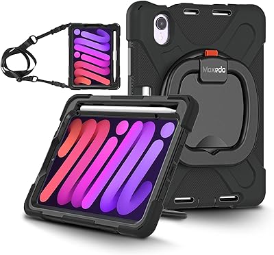 Étui de protection coloré résistant aux chocs moxedo avec béquille rotative à 360