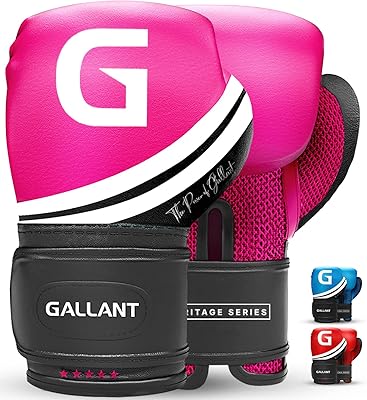 Gants de boxe gallant heritage series - gants de muay thai résistants aux chocs de 6 oz à 16 oz pour hommes et femmes - gants d'entraînement ignite palm en cuir pu, gants de boxe mma robustes. Diaytar : Quand qualité rime avec économie