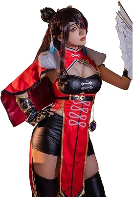 Robe bidou fccm genshin impact costume cosplay pour femme halloween