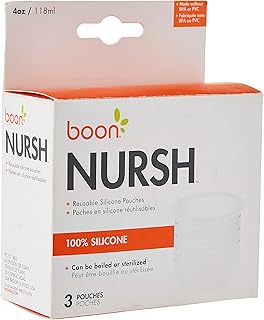Bouteille en silicone bowon, sac, paquet de 3, 4 oz
