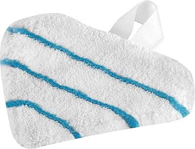 Tampons vapeur en microfibre black & decker delta 2 pièces de rechange, blanc
