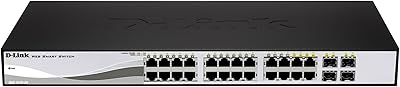 Adaptateur web intelligent d-link avec 24 ports poe - noir [dgs-1210-28p/e]